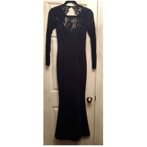 Lulus Navy lace dress